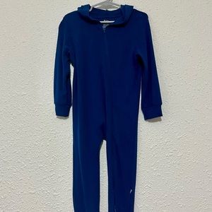 Kyte baby bamboo jersey hooded zipper romper 3T